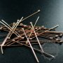 10pcs 24gauge 0.5x25.4mm rose gold filled high quality color not tarnished ball headpin DIY beading jewelry supplies findings 1513001