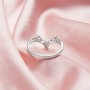3x5MM Keepsake Breast Milk Resin Pear Bezel Ring Settings,Curve Solid 14K 18K Gold Ring,Moissanite Art Deco Ring,DIY Ring Supplies 1294825