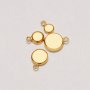 1PCS Keepsake Breast Milk Resin 14K Gold Filled Round Pendant Bezel,Round Bezel Charm,Minimalist Charm,DIY Pendant Setting Supplies 1411351