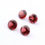 5Pcs Round Red Garnet January Birthstone Faceted Cut Loose Gemstone Nature Semi Precious Stone DIY Jewelry Supplies 4110168