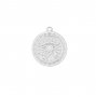 Stainless Steel Round Eye Pendant Charm,Vintage Stainless Steel Eye Pendant,Gold Plated Pendant,DIY Pendant Supplies 1411425
