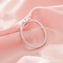 Keepsake Breast Milk Resin Stackable Pear Bezel Ring Settings,Solid 14K 18K Gold Ring,Minimalist Pear Ring,DIY Ring Blank Supplies 129498