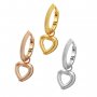 6MM Heart Prong Hooks Earrings Settings,Solid 925 Sterling Silver Rose Gold Plated Earrings,Simple Earring,DIY Earrings Bezel 1706118
