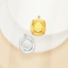 Keepsake Breast Milk Resin Oval Bezel Pendant Settings,Minimalist Stainless Steel Oval Pendant Charm,DIY Pendant Blank Supplies 1421273