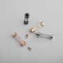 1Pcs 12x48MM Stainless Steel Rose Gold Silver Black Plated Time Sandglass Perfume Container Wish Vial DIY Pendant Charm 1800511