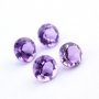 1Pcs Round Purple Amethyst February Birthstone Faceted Cut Loose Gemstone Nature Semi Precious Stone DIY Jewelry Supplies 4110169