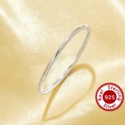 Minimalist Thin Stacker Ring,Solid 925 Sterling Silver Ring,Stackable Ring,DIY Ring Supplies 6290626