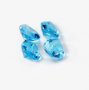 Natural Pear Faceted Swiss Blue Topaz Gemstone November Birthstone DIY Loose Semi Precious Gemstone DIY Jewelry Supplies 4150020