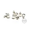 10pcs 4.5x6mm 925 sterling silver DIY studs earrings back supplies findings 1702168