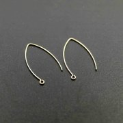 2pairs 18x32MM 14K Gold Filled Color Not Tarnished 0.76MM 21Gauge Wire Beading Earrings Hook DIY Earrings Supplies Findings 1705060