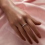 Pin Ring Settings For Half Drilled Pearl Bead,Solid 925 Sterling Silver Ring For Half Drilled Beads,Minimalist Ring,DIY Ring Supplies 1295075