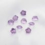 7.6MM Flower Cut Nature Amethyst Gemstone,February Birthstone,Purple Flower Gemstone,DIY Jewelry Supplies,1.4CT