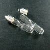 5pcs 6x28mm sandglass bottle 3mm mouth silver plated bail hourglass timer perfume vial pendant wish charm DIY supplies 1820231