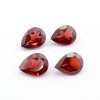 5Pcs Natural Red Garnet January Birthstone Pear Faceted Loose Gemstone Nature Semi Precious Stone DIY Jewelry Supplies 4150010