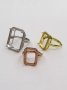 1Pcs Multiple Size Rectangle Silver Rose Gold Gemstone Cz Stone Luxury Big Prong Bezel Solid 925 Sterling Silver Adjustable Ring Settings 1294151