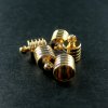 20pcs 6x6mm 14K light gold plated brass glass tube top cap bail DIY glass dome supplies findings 1534006