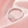Curved Moissanite Stackable Ring,Solid 14K 18K Gold Ring,Dainty Stacker Ring,Stackable Ring,DIY Ring Supplies 1295000