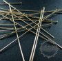 10pcs 24gauge 0.5x50.8mm 14K gold filled high quality color not tarnished headpin DIY beading jewelry supplies findings 1515011