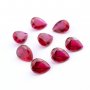 1Pcs Lab Created Pear Ruby July Birthstone Red Faceted Loose Gemstone DIY Jewelry Supplies 4150008