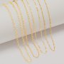 1PCS 14K Gold Filled Necklace Chain,Cable Round Chain,Figaro Chain,Link Paperclip Chain,Simple Necklace Chain,DIY Necklace Supplies 1320040