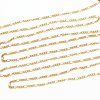 0.5Meter Figaro Chain Necklace,14k Gold Filled Necklace Chain,Simple Necklace Chain,DIY Necklace Supplies 1325012