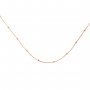 Simple Stainless Steel Beads Chain Necklace,Silver Rose Gold Black Stainless Steel Necklace Chain,Minimalist Beads Chain,DIY Necklace Supplies 1320051