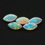 1Pcs 5x10MM Marquise Cut Natural Africa Opal October Birthstone Faceted Gemstone Mood Color Change Stone DIY Jewelry Supplies 4160036