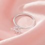 Halo Hexagon Prong Ring Settings,Solid 14K 18K Gold Ring,Minimalist Hexagon Ring,Simple Hexagon Ring,DIY Ring Supplies 1294984