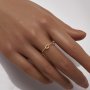 1PCS 1MM Wire Love Knot 14K Gold Filled Ring,Minimalist Ring,Gold Filled Thin Knot Ring,Stackable Ring,DIY Ring Supplies 1294742