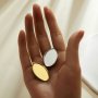 Keepsake Breast Milk Resin Oval Bezel Pendant Settings,Simple Stainless Steel Oval Pendant Charm,DIY Pendant Blank Supplies 1421274