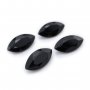 5Pcs Natural Marquise Black Onyx Faceted Cut Loose Gemstone Nature Semi Precious Stone DIY Jewelry Supplies 4120132