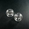 5pcs 20mm diameter 4mm open mouth transparent glass round bottle DIY settings supplies findings 3070058