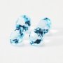 2-9MM Natural Round Faceted Sky Blue Topaz Gemstone November Birthstone DIY Loose Semi Precious Gemstone DIY Jewelry Supplies 4110178