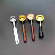 simple stainless steel wax melting spoon for sealing stamp 1502081