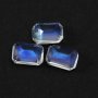 1Pcs 4x6MM Emerald Cut Blue Moonstone June Birthstone Rectangle Faceted Loose Gemstone Natural Semi Precious Stone Mood DIY Jewelry Supplies 4170021