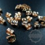 10pcs 3.8x4.6mm rose gold filled high quality color not tarnished DIY earrings back jewelry supplies findings 1703014