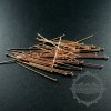 10pcs 24gauge 0.5x25.4mm rose gold filled high quality color not tarnished headpin DIY beading jewelry supplies findings 1513002