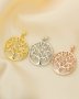 20MM Keepsake Breast Milk Resin Marquise Pendant Bezel Settings,Tree of Life Pendant,Solid 925 Sterling Silver Rose Gold Plated Charm,DIY Pendant Bezel 1431169