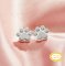 Keepsake Breast Milk Resin Dog Paw Bezel Studs Earrings Settings,Solid Back Solid 14K 18K Gold Earring,DIY Earrings Supplies 1706222