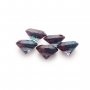 1Pcs Simulated Alexandrite Round Faceted Stone,Color Change Stone,June Birthstone,Unique Gemstone,Loose Stone,DIY Jewelry Supplies 4110202