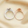 7x10MM Keepsake Breast Milk Resin Ring Settings,Stackable Ring Set,Solid Back Kite Bezel Ring for Resin,Solid 925 Sterling Silver Ring,DIY Ring Supplies 1294579