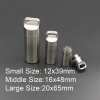 1pcs stainless steel seal cremation bottle perfume holder ash wish vial pendant charm EDC medicine tablet storage box DIY supplies 1800401-2