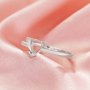 Triangle Prong Ring Settings,Solid 14K 18K Gold Ring,Minimalist Triangle Ring,DIY Ring Supplies For Gemstone 1295093