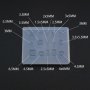 Facted Square Rectangle Breast Milk Cabochon Silicone Mold Epoxy Resin Keepsake DIY Jewelry Making Supplies 1507044