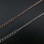 1Pcs 4x6MM Rectangle Prong Bezel Bracelet Settings Three Stones Rose Gold Plated Solid 925 Sterling Silver Tray for Gemstone 6''+1.6'' 1900244
