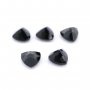 1Pcs 4MM Natural Trillion Black Onyx Faceted Cut Triangle Loose Gemstone Nature Semi Precious Stone DIY Jewelry Supplies 4160028