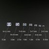 1Pcs Multiple Size Emerald Shape Moissanite Stone Faceted Imitated Diamond Loose Gemstone for DIY Engagement Ring D Color VVS1 Excellent Cut 4170003