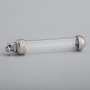 1Pcs Stainless Steel Silver Gold Plated Glass Perfume Container DIY Vial Wish Liquid Pendant Charm 1800513