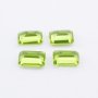 1Pcs Rectangle Emerald Cut Green Peridot August Birthstone Faceted Cut Loose Gemstone Natural Semi Precious Stone DIY Jewelry Supplies 4170012