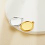 12x14MM Keepsake Breast Milk Resin Oval Bezel Pendant Settings,Minimalist Stainless Steel Oval Pendant Charm,DIY Pendant Blank Supplies 1421270